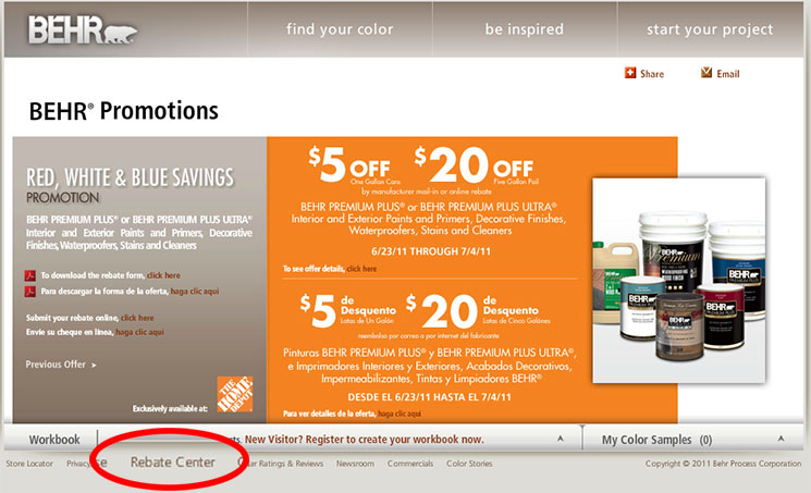 Behr Coupons Promotions