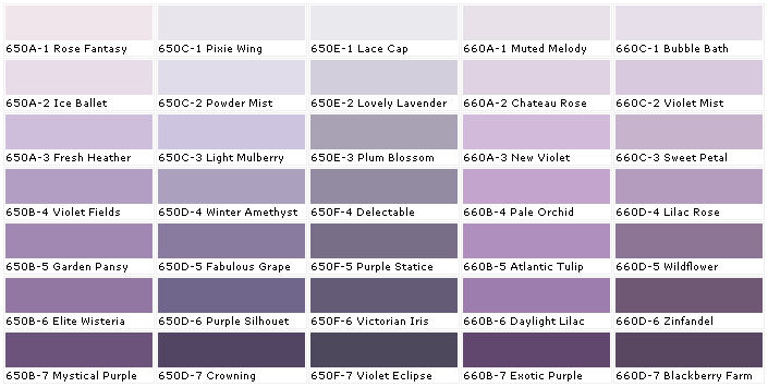 behr color match numbers
