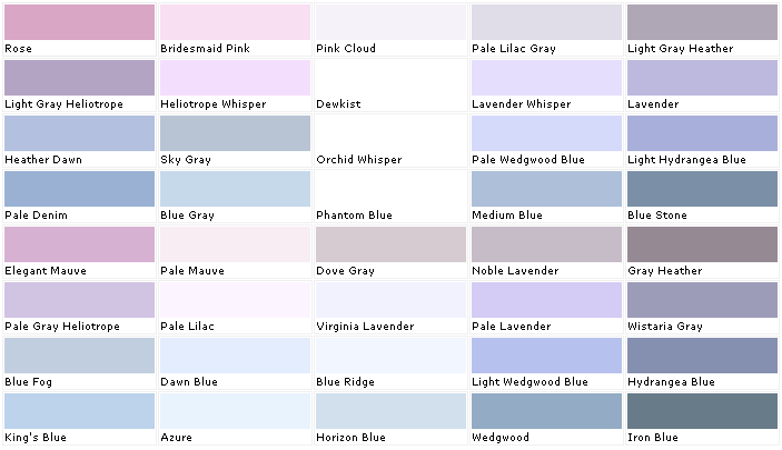Blue Lowes Paint Colors Chart Valspar